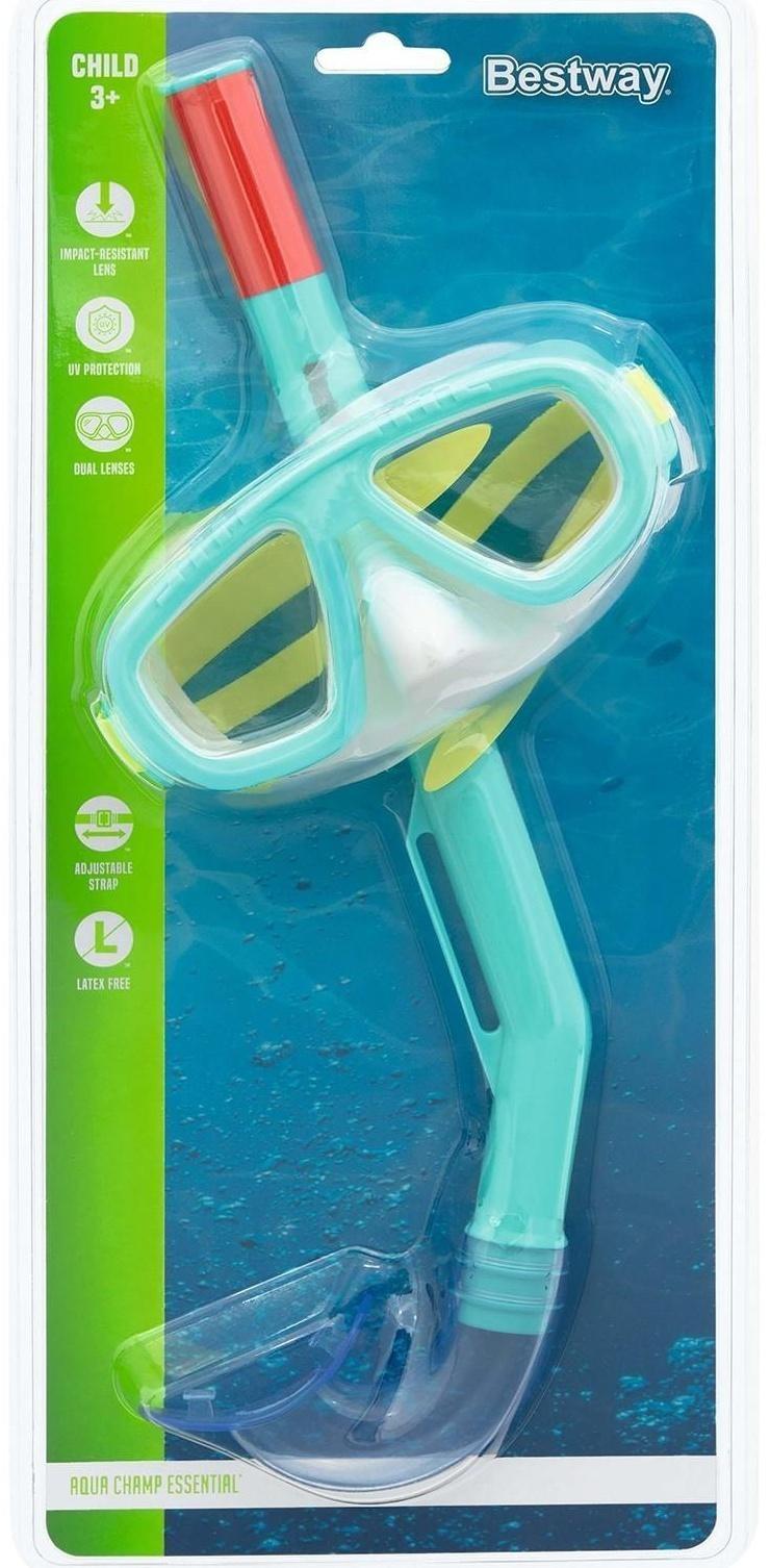 Набор для плавания Fun, маска, трубка, от 3 лет, цвета МИКС, 24018 Bestway