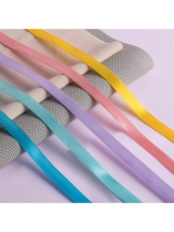 Набор атласных лент «Весенний», 5 шт, размер 1 ленты: 10 мм × 23 ± 1 м