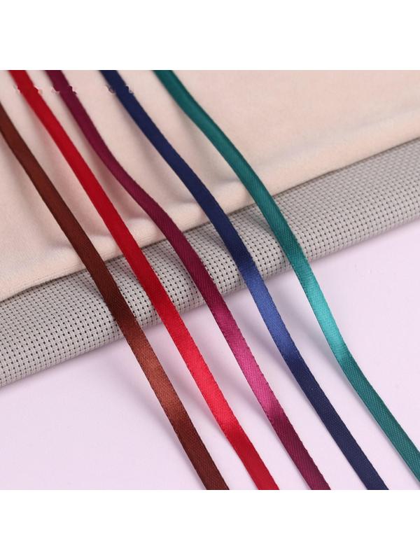 Набор атласных лент «Вечерние огни», 5 шт, размер 1 ленты: 6 мм × 23 ± 1 м