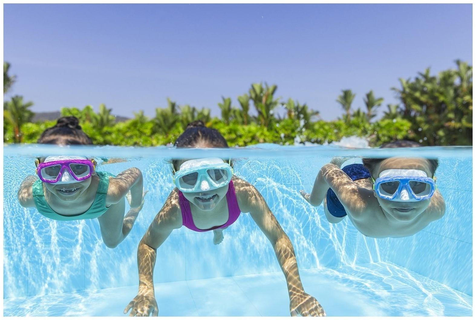 Маска для плавания Lil' Caymen, от 3 лет, цвета МИКС, 22011 Bestway