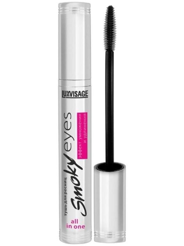 Тушь для ресниц Luxvisage Smoky Eyes эффект умножения и удлинения