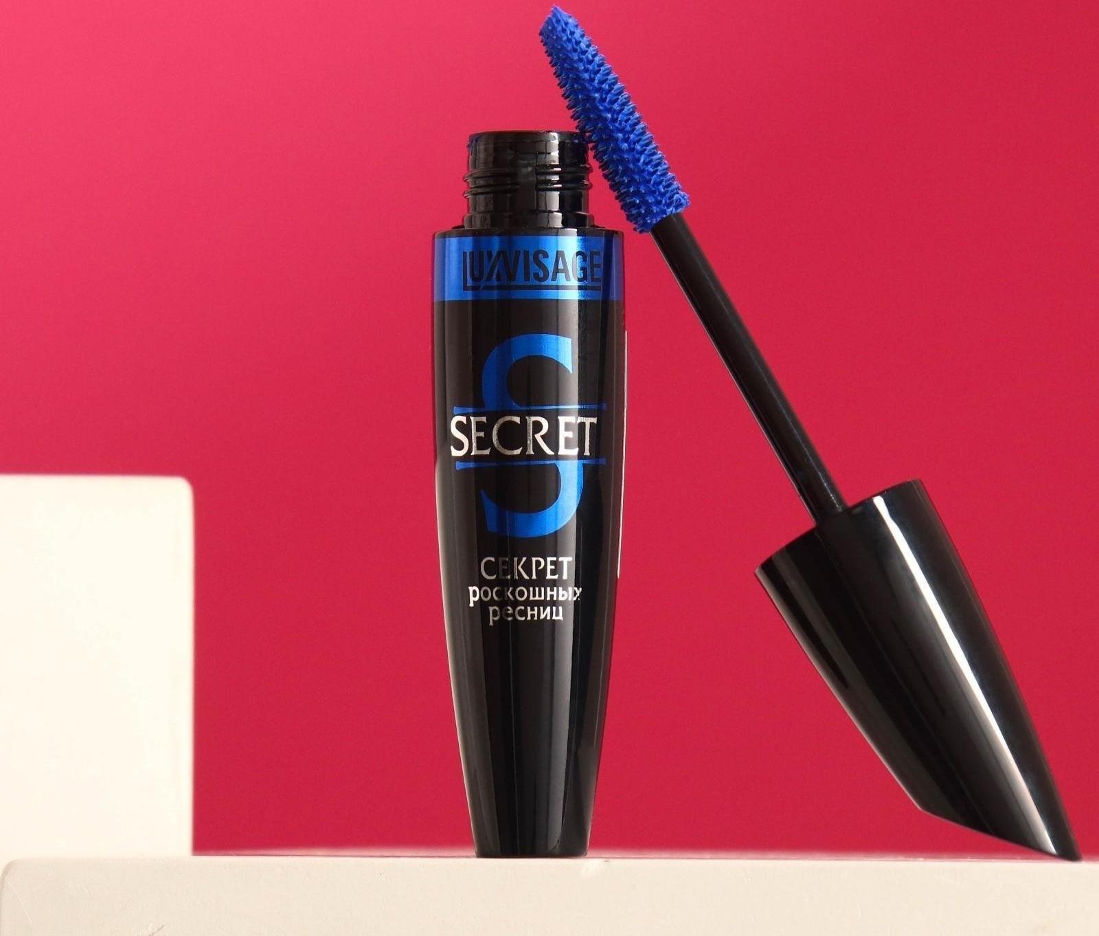 Тушь для ресниц Luxvisage «Секрет роскошных ресниц», тон синий