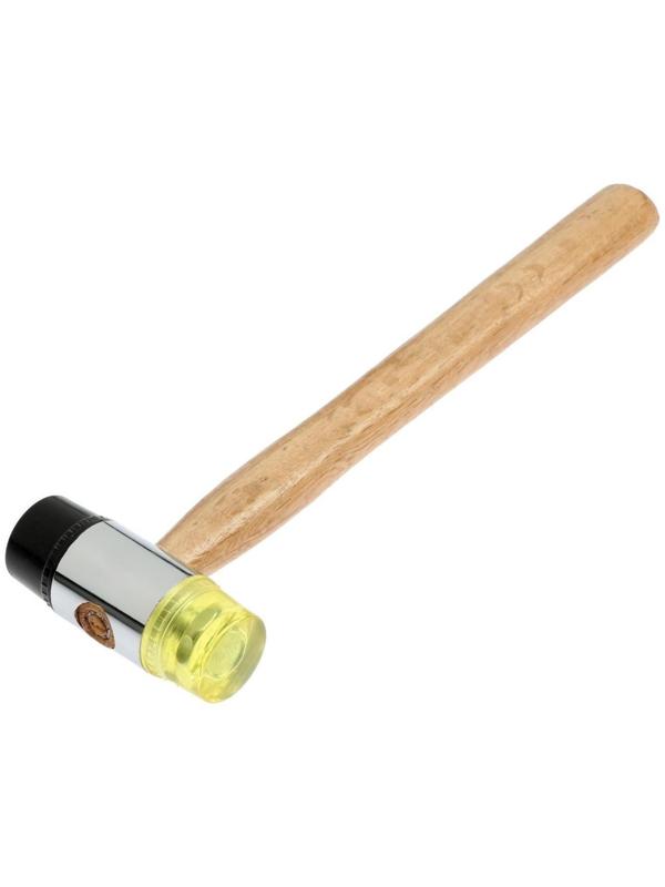 Молоток рихтовочный ТУНДРА, бойки 35 мм, деревянная рукоятка