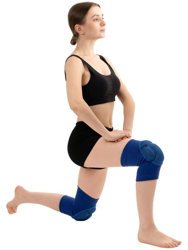 Наколенники волейбольные, размер М, цвет синий