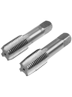 Метчики метрические ручные ТУНДРА, М22 х 2.5 мм, комплект из 2 шт.