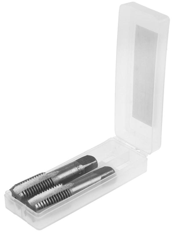 Метчики метрические ручные ТУНДРА, М22 х 2.5 мм, комплект из 2 шт.