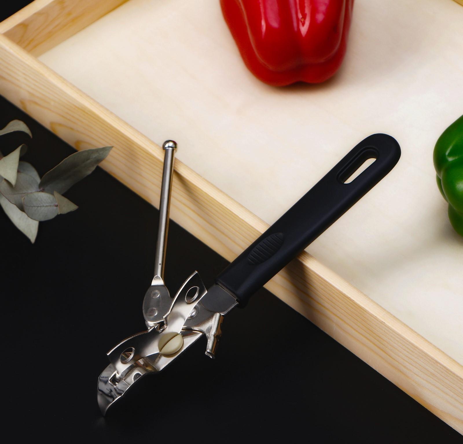 Нож консервный Доляна «Лайт», 19 см, цвет МИКС