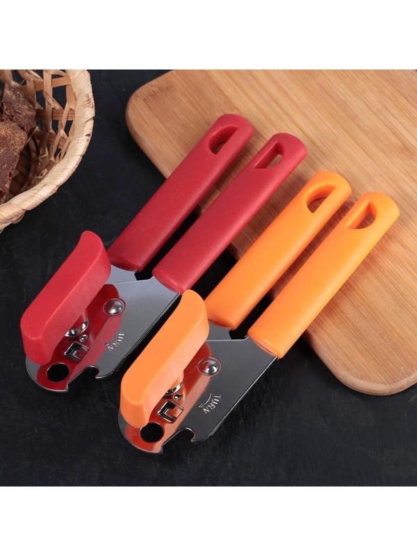 Консервный нож-открывалка Доляна «Краски», 2 в 1, 19×6 см, цвет МИКС