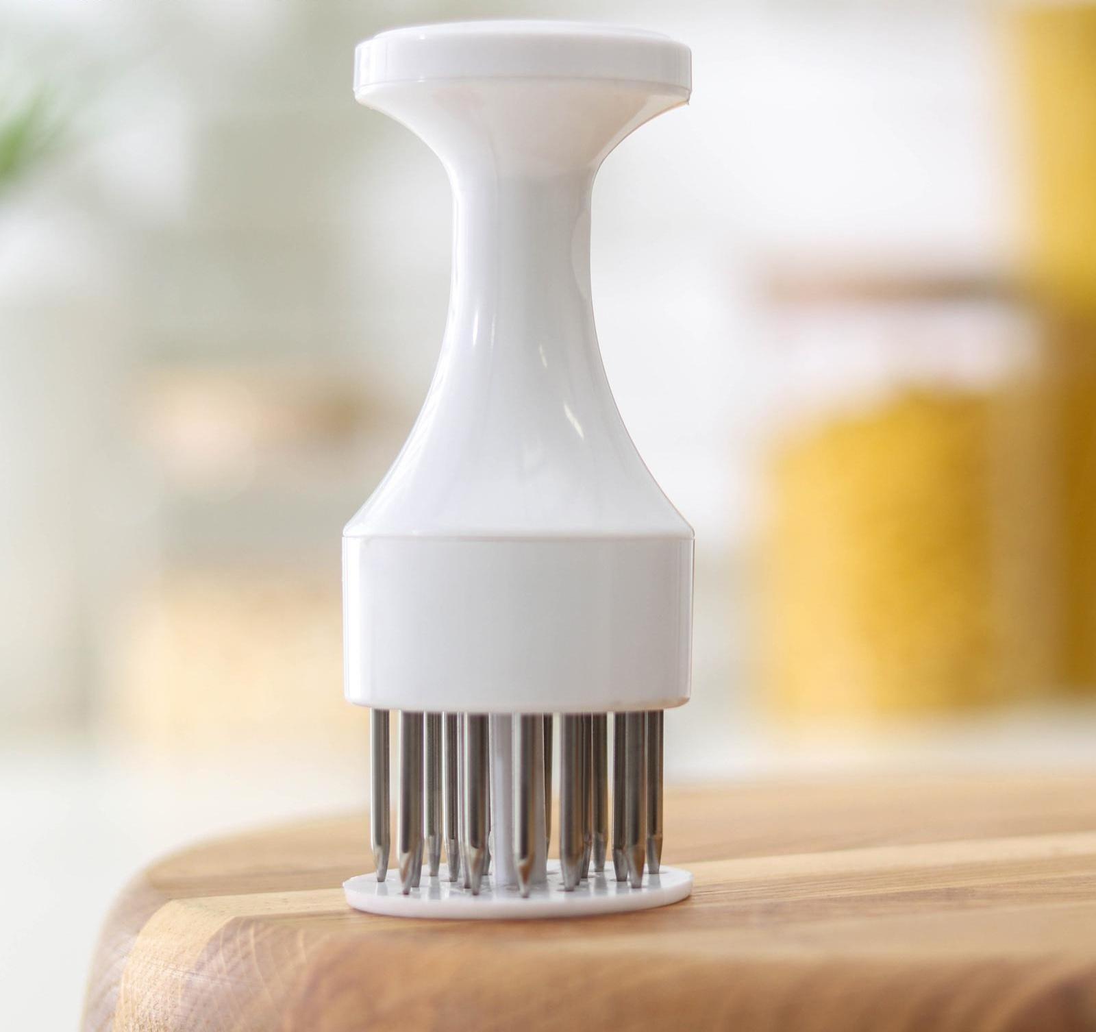 Тендерайзер для мяса Доляна «Гриль», 12 см, цвет белый