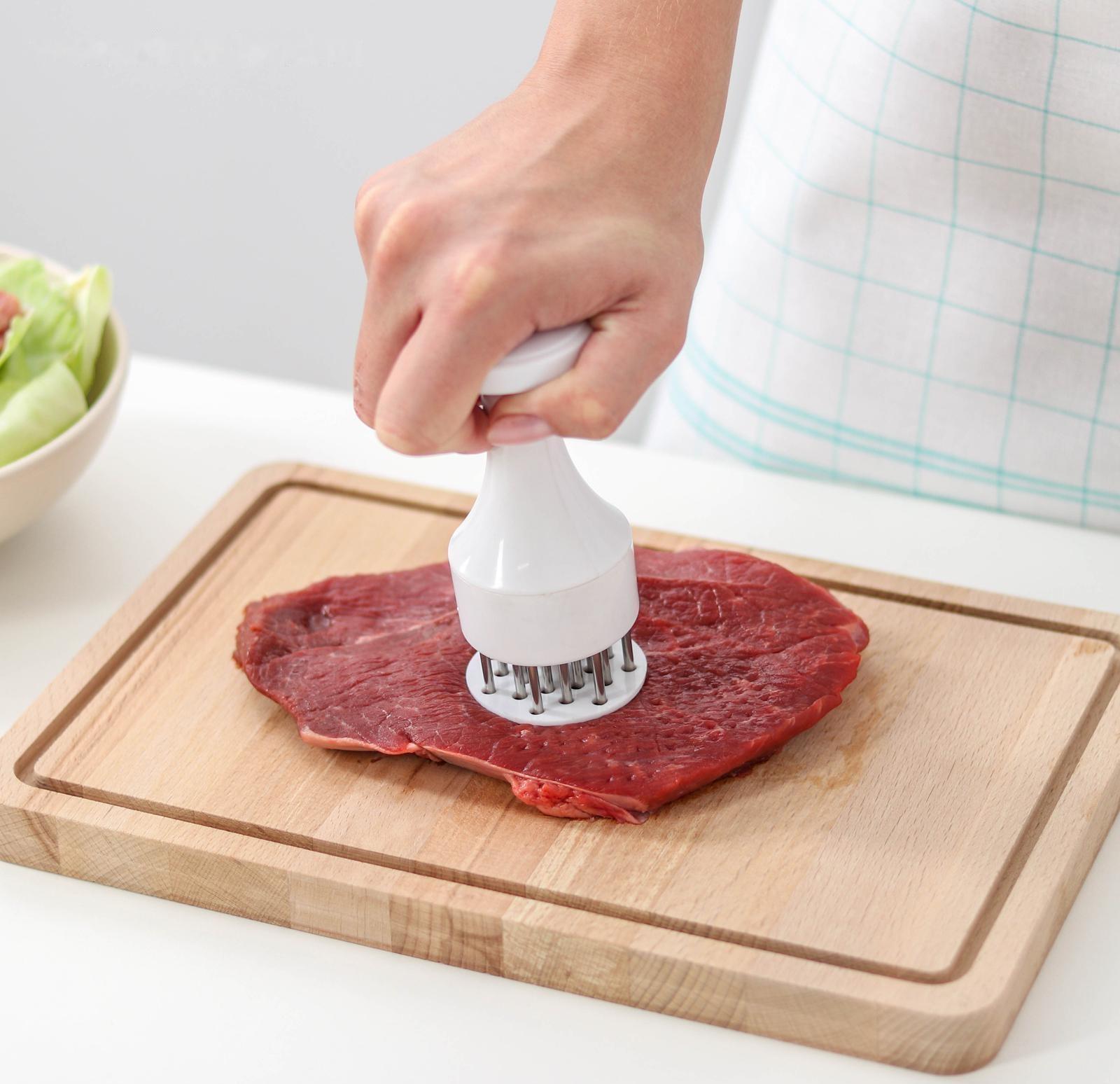 Тендерайзер для мяса Доляна «Гриль», 12 см, цвет белый