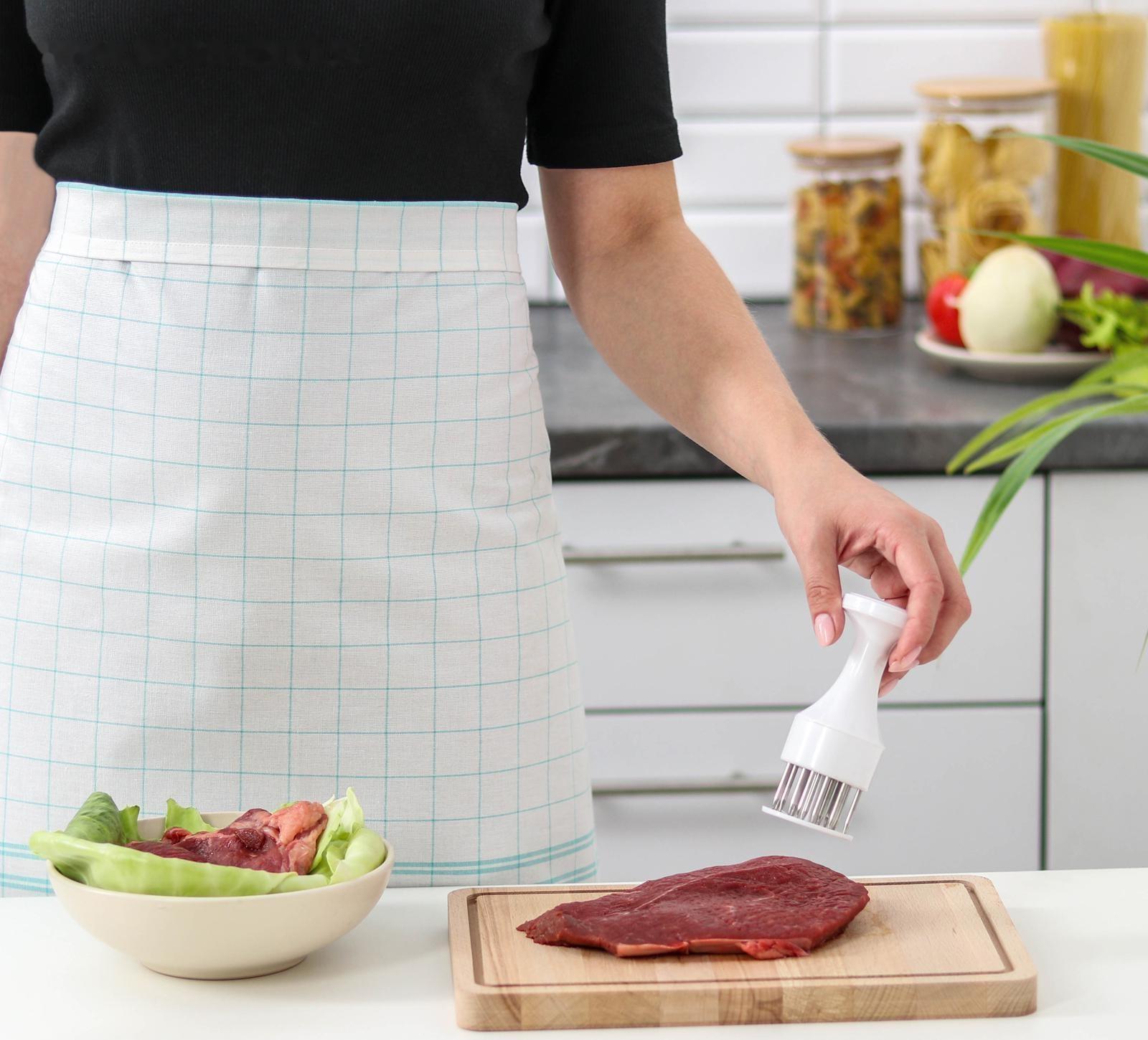 Тендерайзер для мяса Доляна «Гриль», 12 см, цвет белый