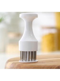 Тендерайзер для мяса Доляна «Гриль», 12 см, цвет белый