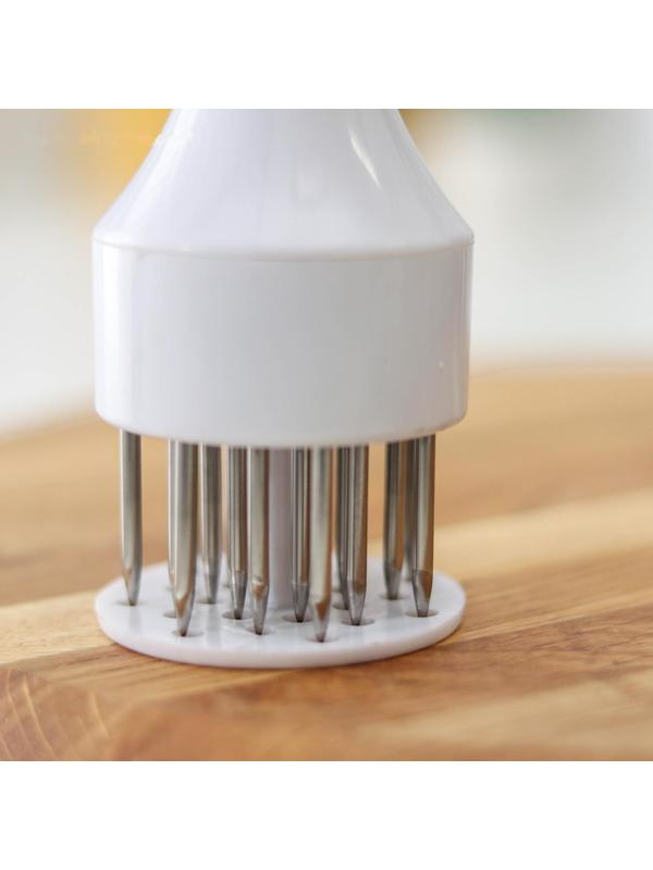 Тендерайзер для мяса Доляна «Гриль», 12 см, цвет белый