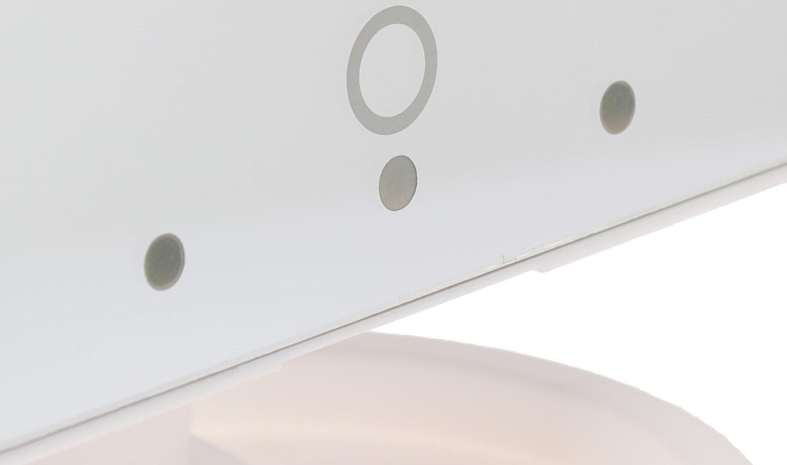 Зеркало LuazON KZ-07, подсветка, 30×18×7 см, 22 диода, 4хААА, (не в комплекте), белое