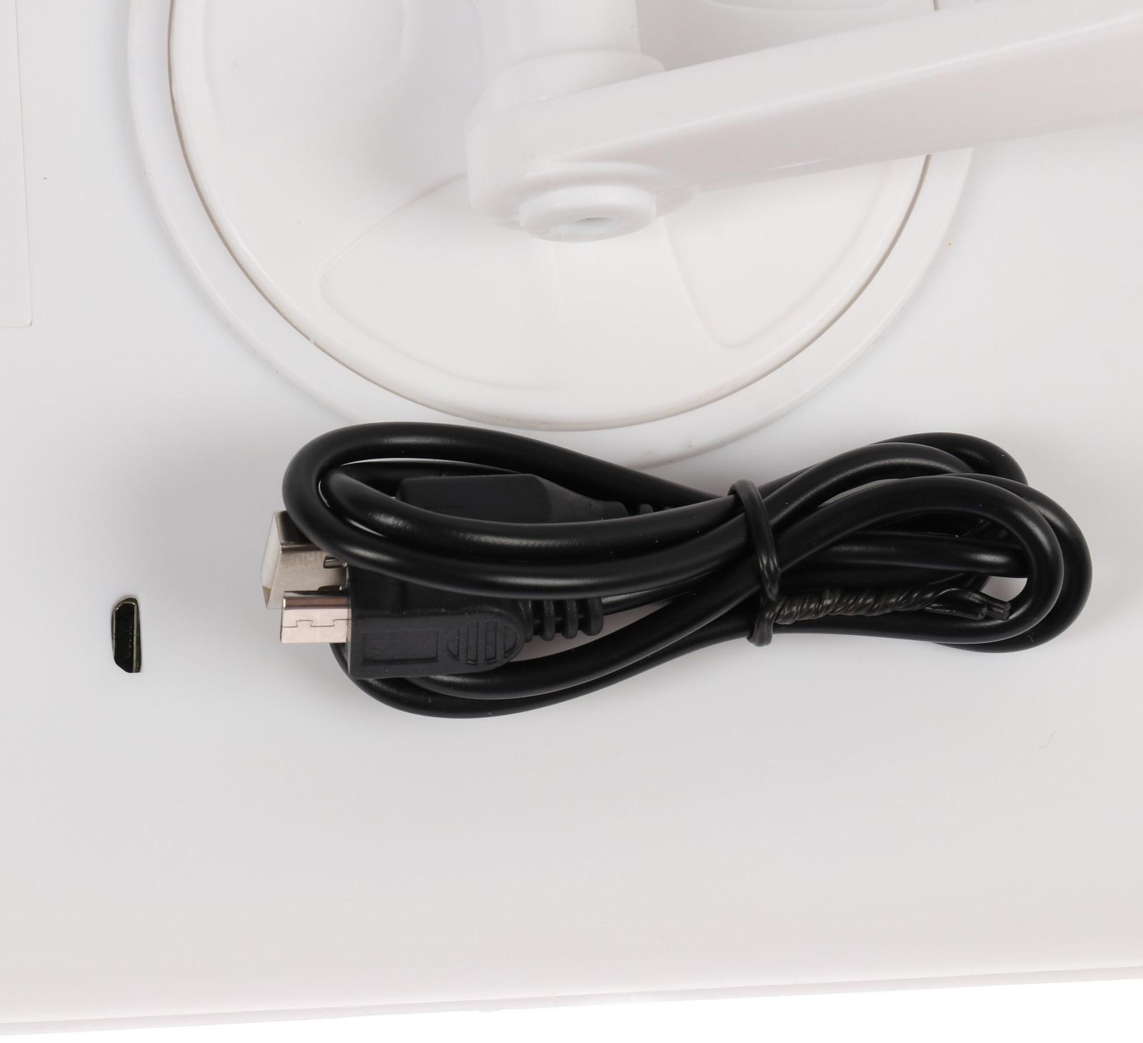 Зеркало LuazON KZ-07, подсветка, 30×18×7 см, 22 диода, 4хААА, (не в комплекте), белое