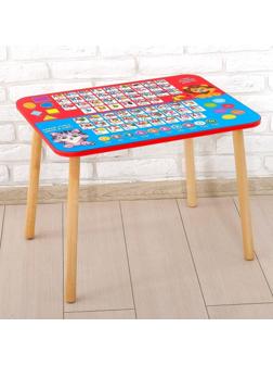 Стол с деревянными ножками «Алфавит 1»