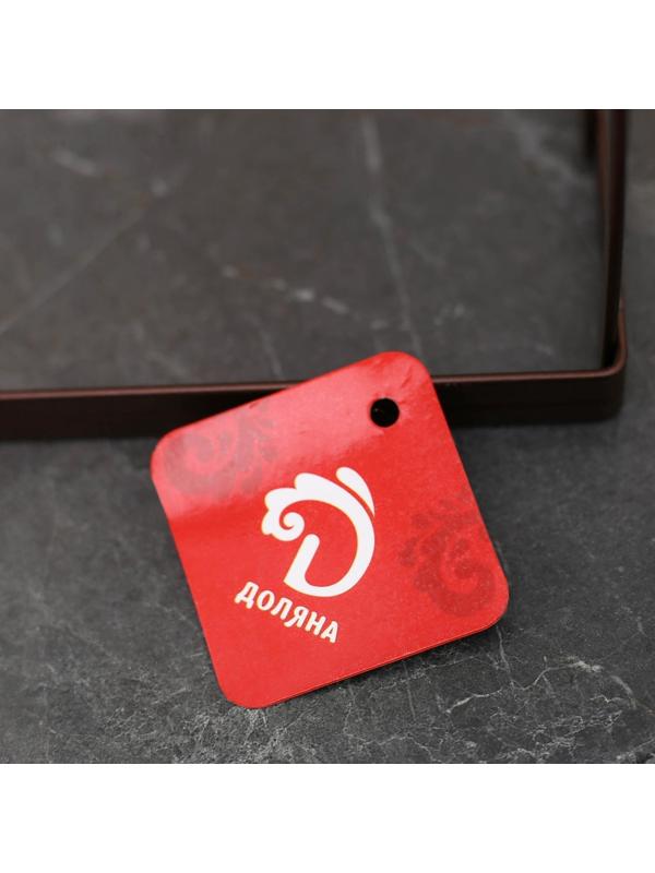 Подставка для ножей и разделочных досок Доляна «Лофт», 13,5×12,5×21,5 см, цвет коричневый