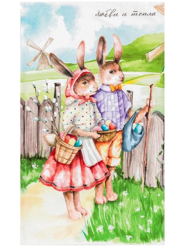 Полотенце пасхальное Этель «Любви и тепла» 40х73 см, 100% хл, саржа 190 гр/м2