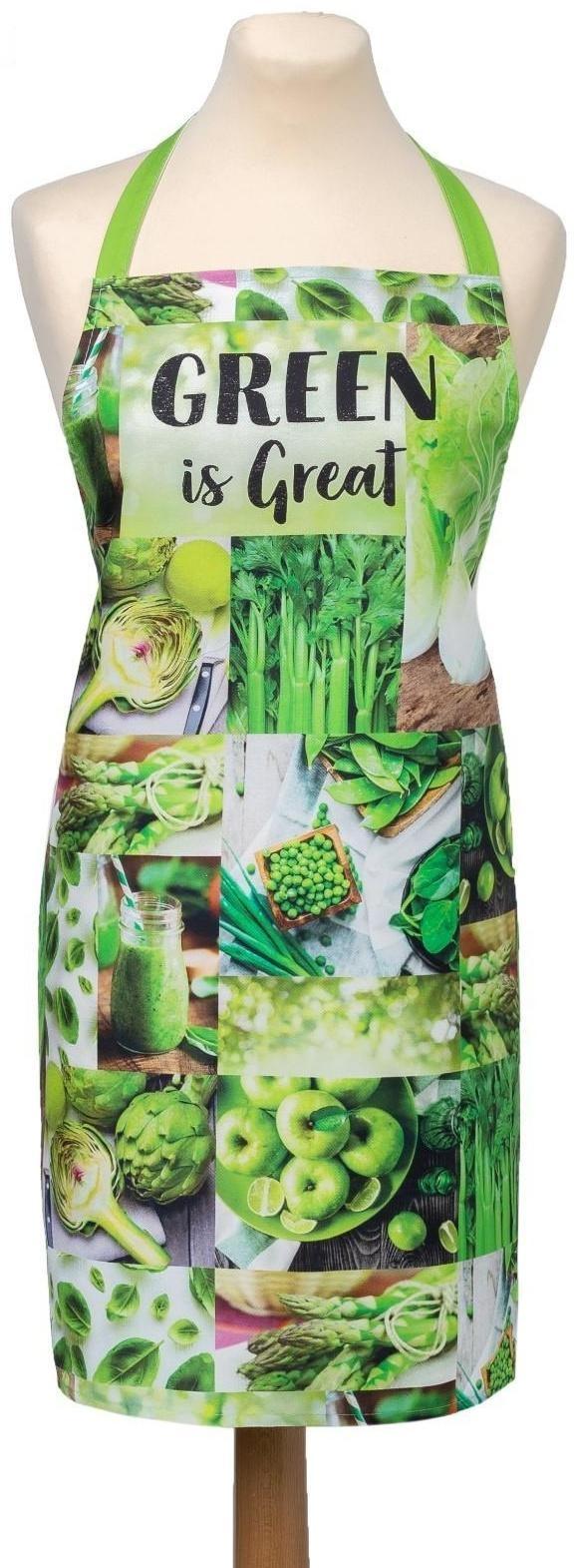 Фартук Этель GREEN 70х60 см, 100% хлопок, саржа 190 гр/м²