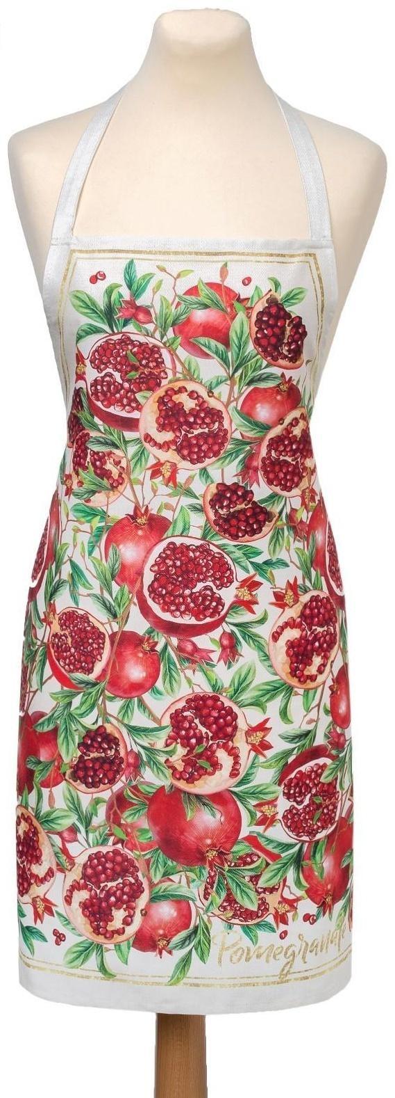 Фартук «Этель: Гранаты» 70х60 см, 100% хлопок, саржа 190 гр/м²