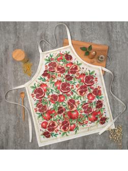 Фартук «Этель: Гранаты» 70х60 см, 100% хлопок, саржа 190 гр/м²