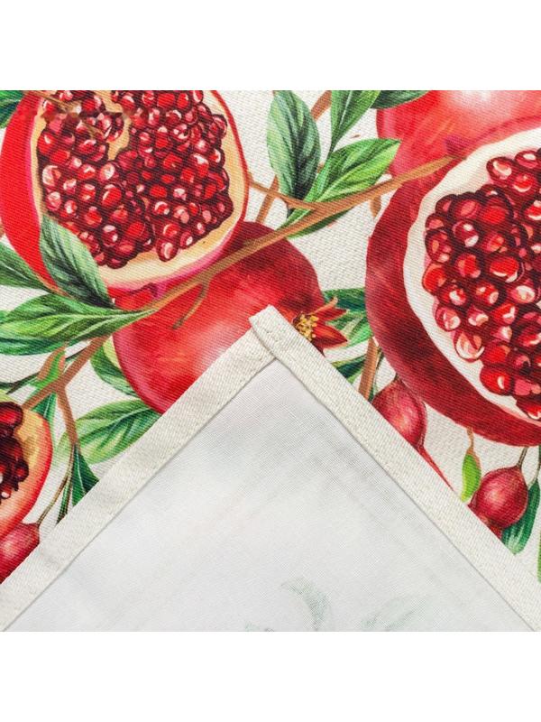Фартук «Этель: Гранаты» 70х60 см, 100% хлопок, саржа 190 гр/м²