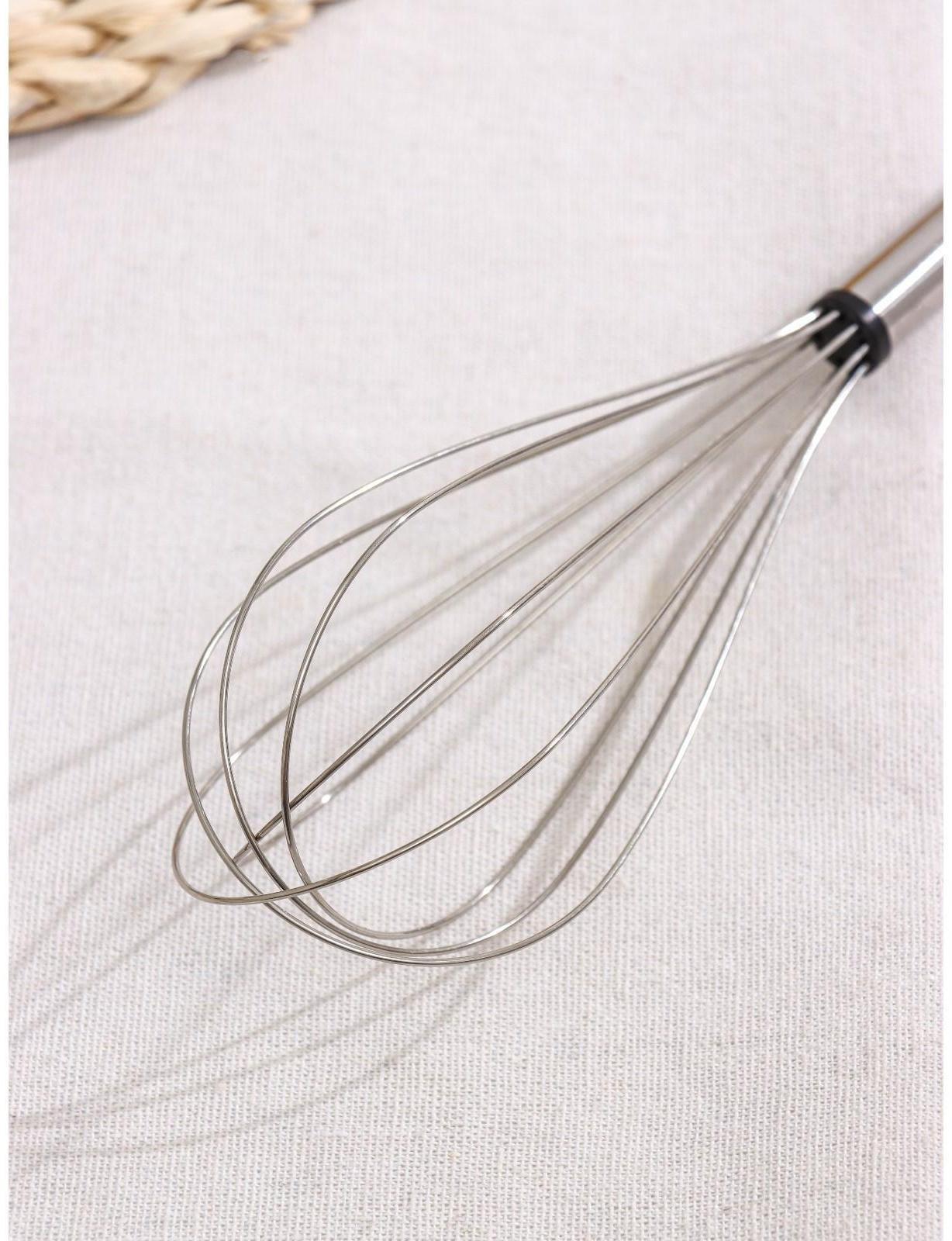 Венчик для взбивания Доляна «Помощник», 24 см, цвет серебристый