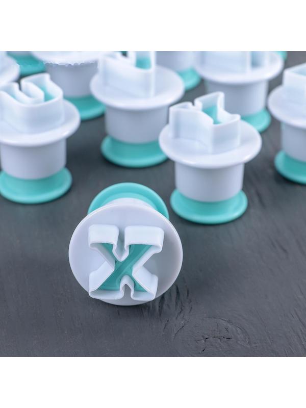 Набор плунжеров кондитерских «Алфавит английский», 26 шт