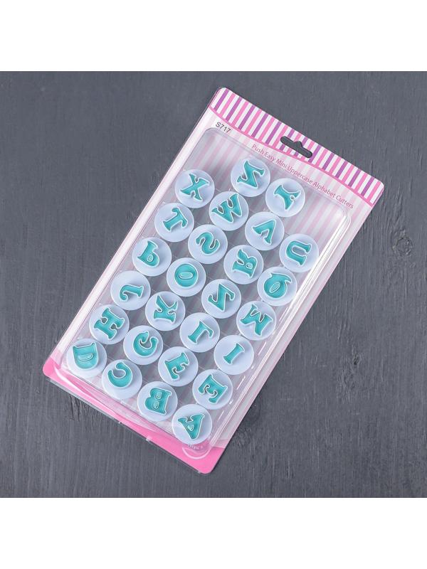 Набор плунжеров кондитерских «Алфавит английский», 26 шт