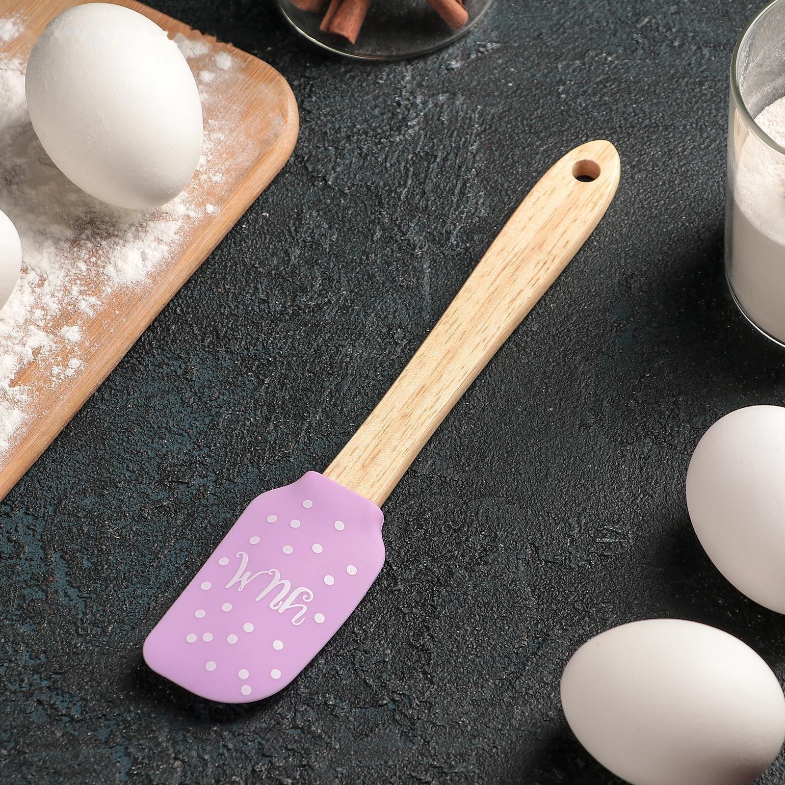 Лопатка Доляна Yum, 20 см, с декором, цвет МИКС