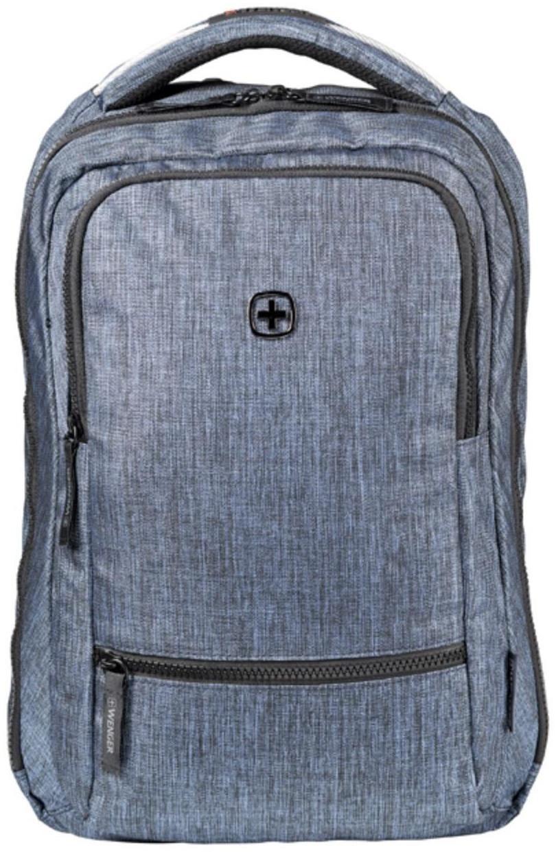 Рюкзак молодёжный Wenger, 41 х 26 х 19 см, 14 л, эргономичная спинка, синий