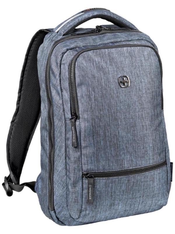 Рюкзак молодёжный Wenger, 41 х 26 х 19 см, 14 л, эргономичная спинка, синий