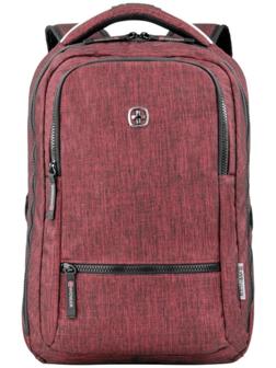 Рюкзак молодёжный Wenger, 41 х 26 х 19 см, 14л, эргономичная спинка, бордовый