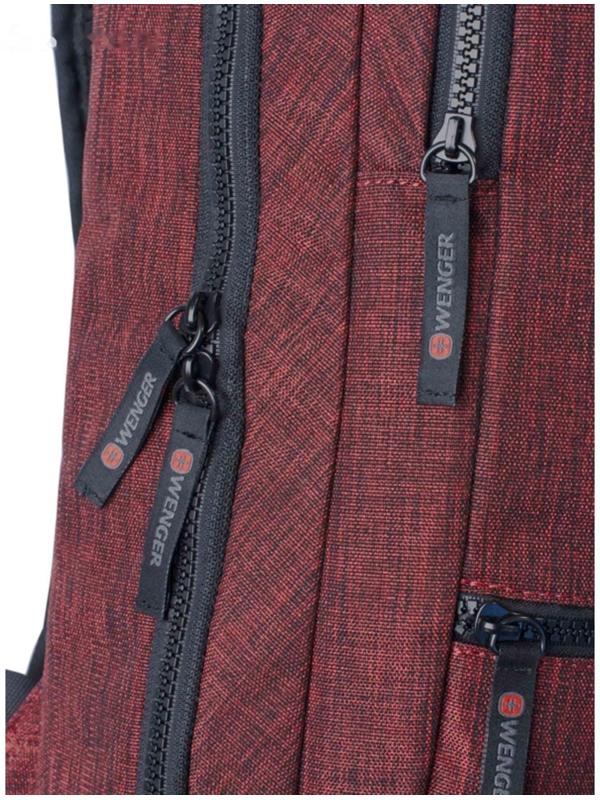 Рюкзак молодёжный Wenger, 41 х 26 х 19 см, 14л, эргономичная спинка, бордовый