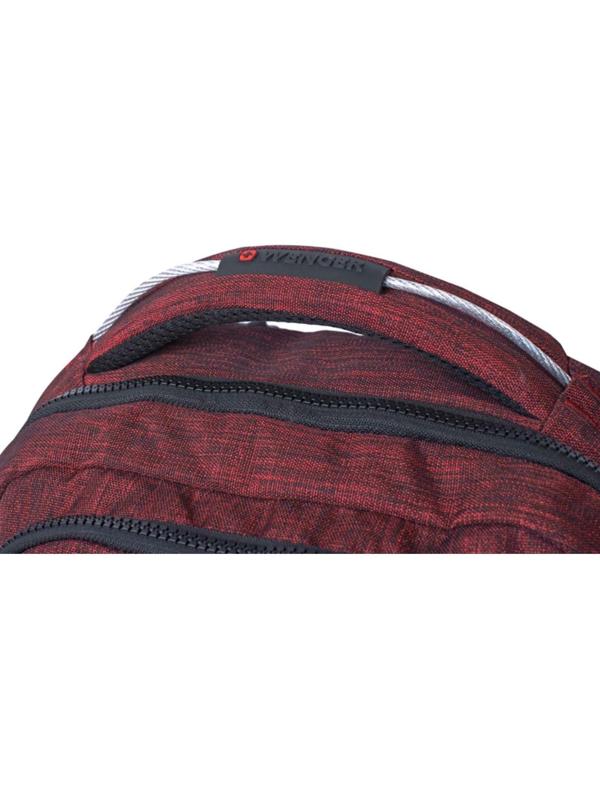 Рюкзак молодёжный Wenger, 41 х 26 х 19 см, 14л, эргономичная спинка, бордовый