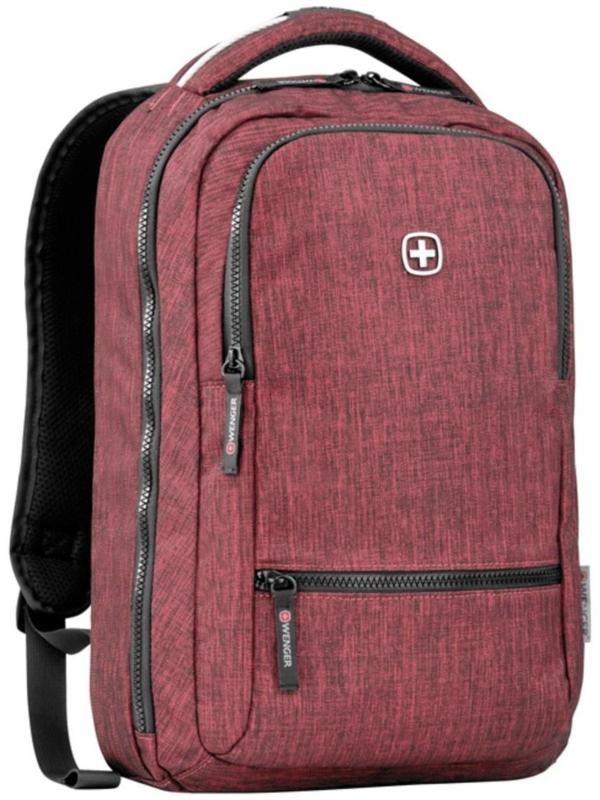 Рюкзак молодёжный Wenger, 41 х 26 х 19 см, 14л, эргономичная спинка, бордовый
