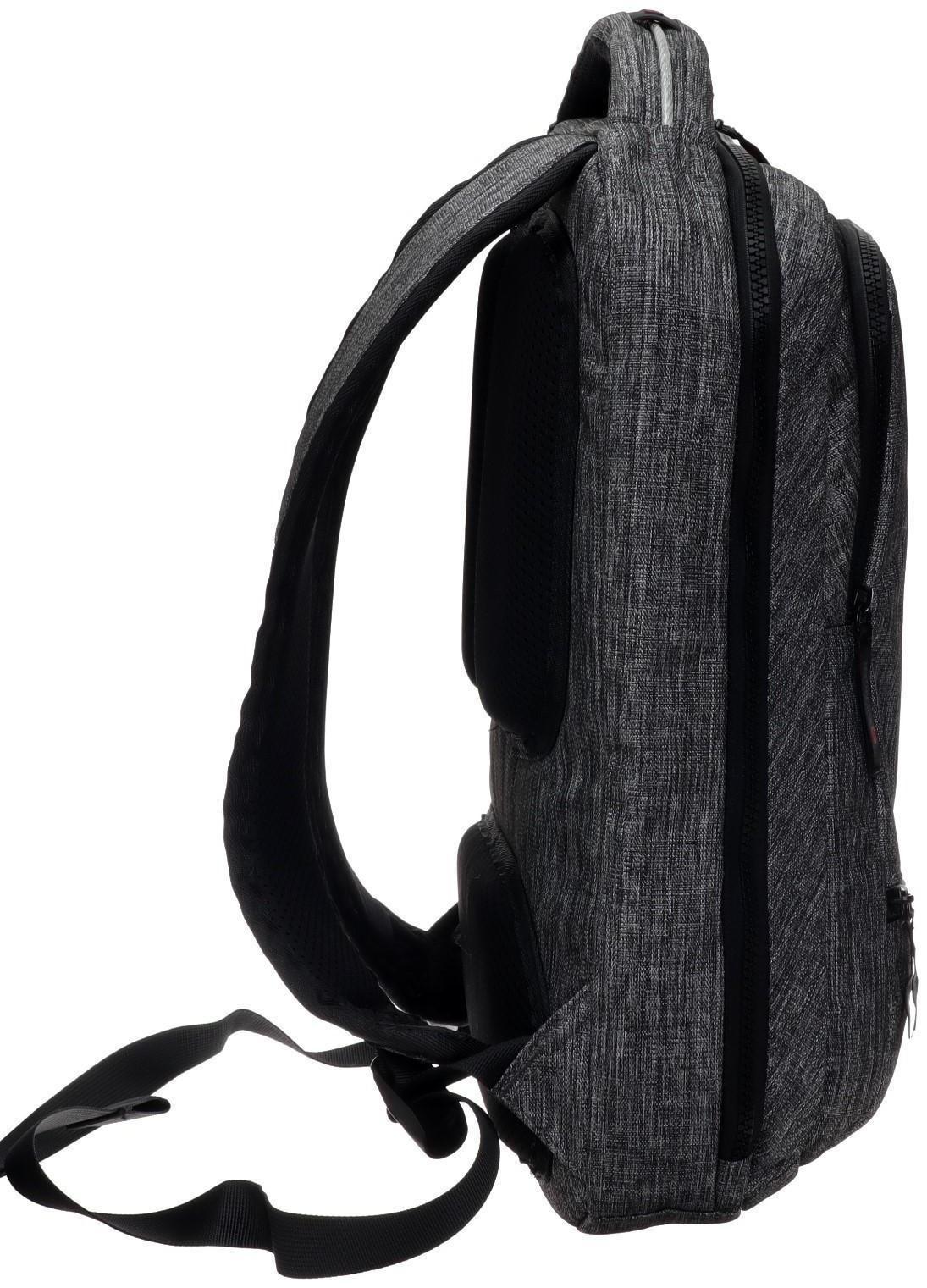 Рюкзак молодёжный Wenger, 41 х 26 х 19 см, 14 л, эргономичная спинка, тёмно-серый