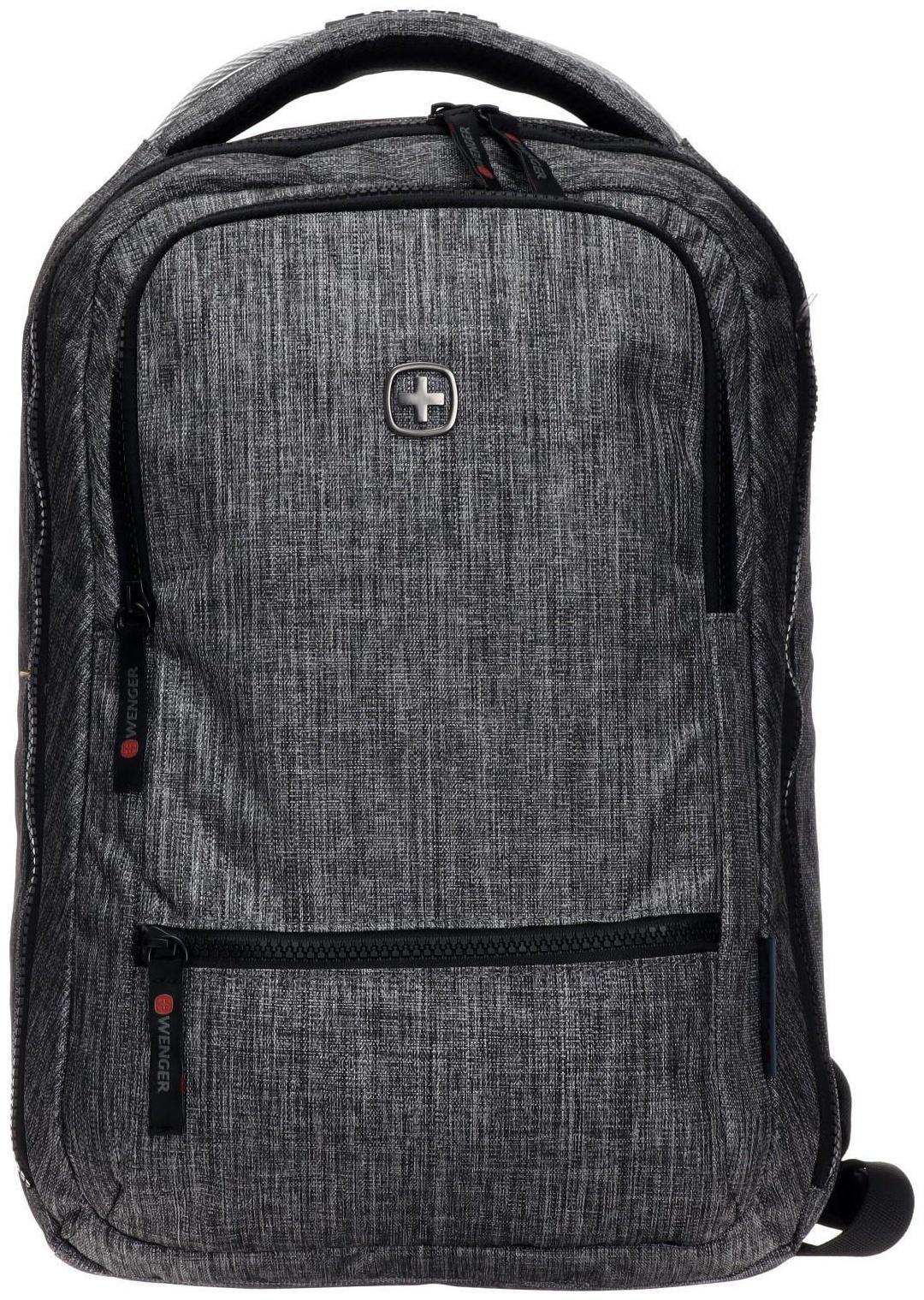 Рюкзак молодёжный Wenger, 41 х 26 х 19 см, 14 л, эргономичная спинка, тёмно-серый