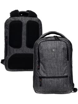 Рюкзак молодёжный Wenger, 41 х 26 х 19 см, 14 л, эргономичная спинка, тёмно-серый