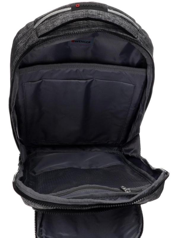 Рюкзак молодёжный Wenger, 41 х 26 х 19 см, 14 л, эргономичная спинка, тёмно-серый