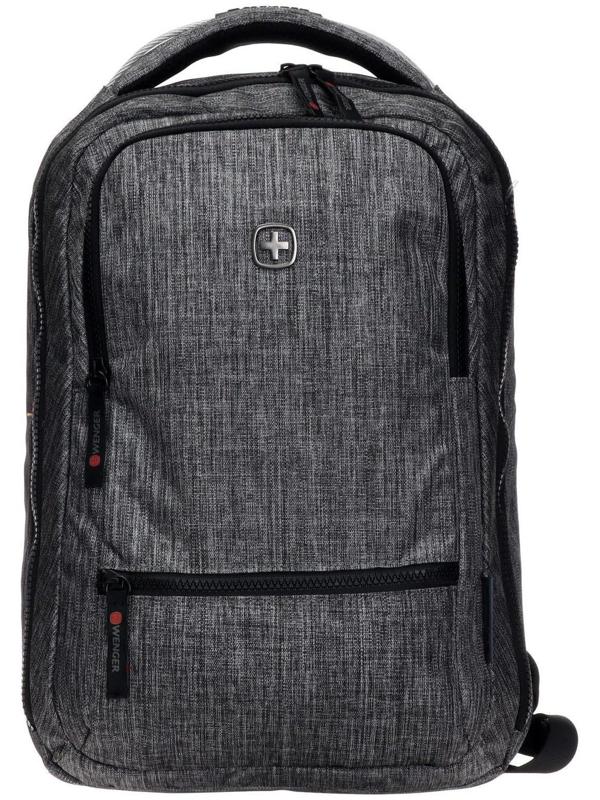 Рюкзак молодёжный Wenger, 41 х 26 х 19 см, 14 л, эргономичная спинка, тёмно-серый