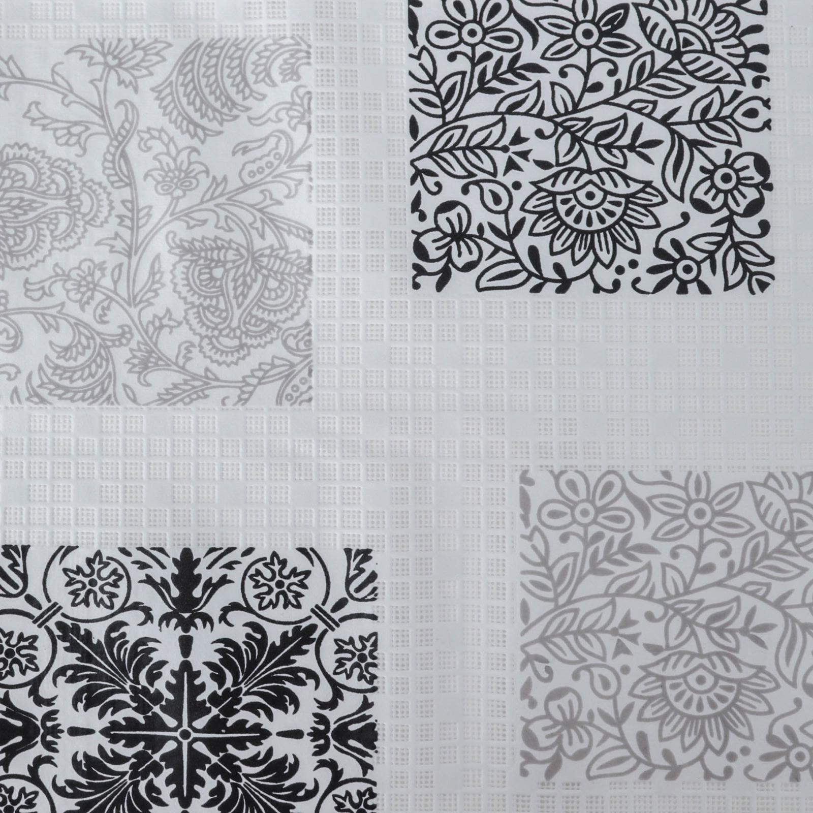 Клеёнка столовая ПВХ «Вензеля», ширина 137 см, рулон 20 метров