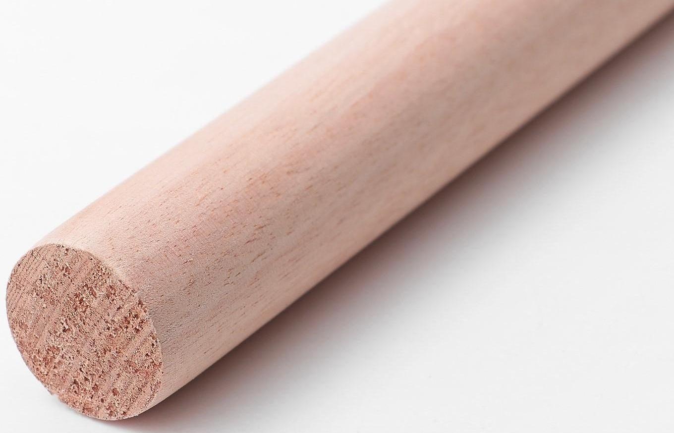 Скалка деревянная Доляна, 50 см, прямая