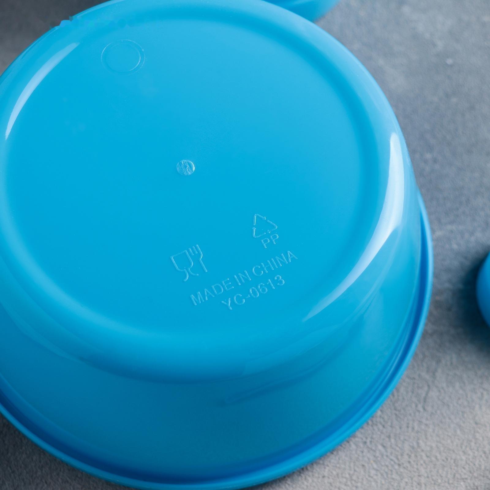 Набор 2 предмета: ланч-бокс, бутыль, цвет МИКС