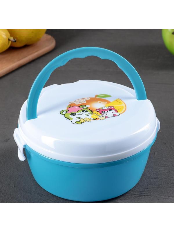 Набор 2 предмета: ланч-бокс, бутыль, цвет МИКС