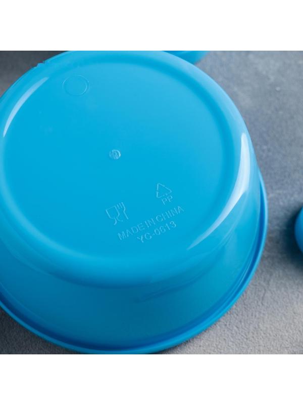 Набор 2 предмета: ланч-бокс, бутыль, цвет МИКС