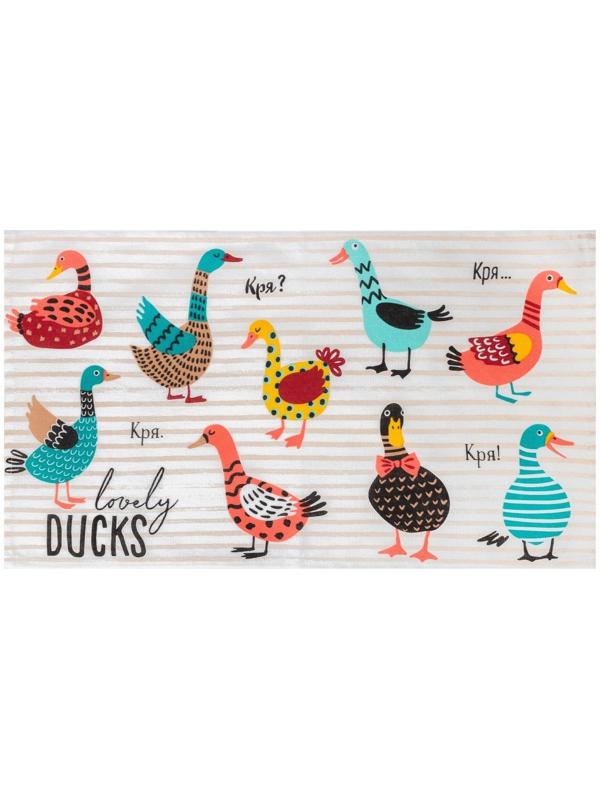 Полотенце пасхальное Доляна Lovely Ducks 35х60 см, 100% хлопок, 160г/м2