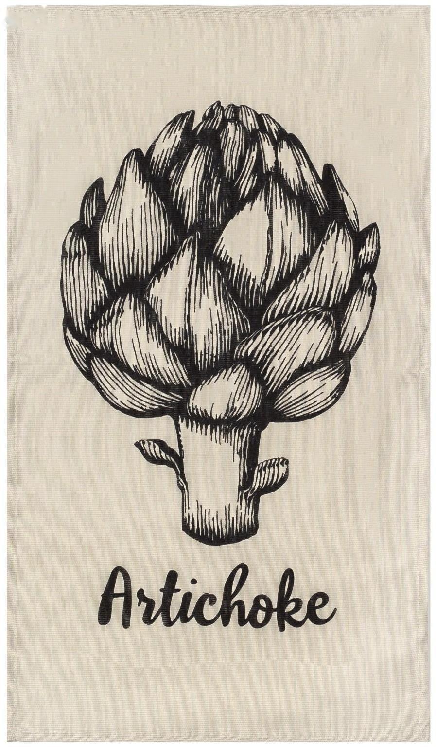 Полотенце кухонное Доляна Artichoke 35х60 см, 100% хлопок, 160г/м2