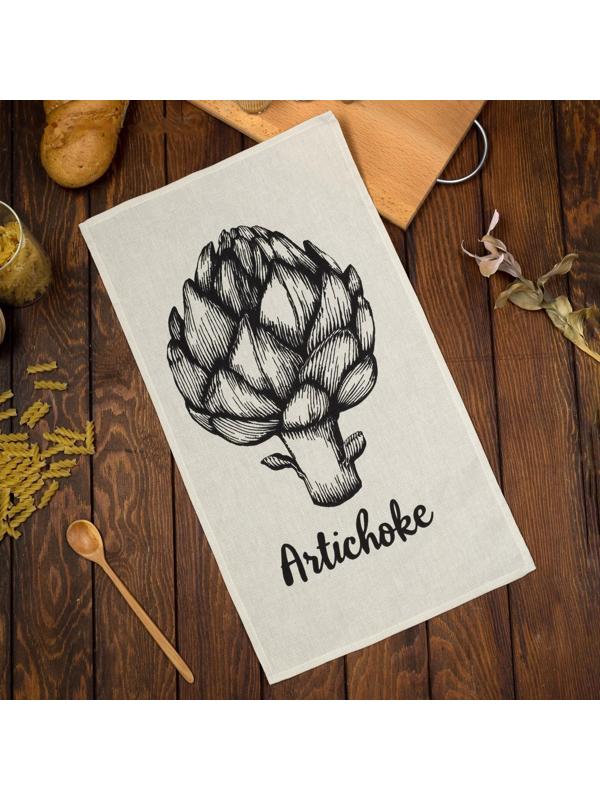 Полотенце кухонное Доляна Artichoke 35х60 см, 100% хлопок, 160г/м2