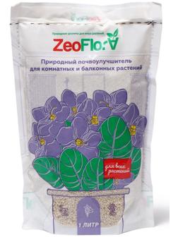 Субстрат минеральный цеолит (осадочный), 1 л, фракция 1-3 мм, почвоулучшитель, ZEOFLORA